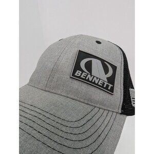 Bennett Safety Is Priority One 45 Years Men Gray Mesh Back Adj Strap Back Cap